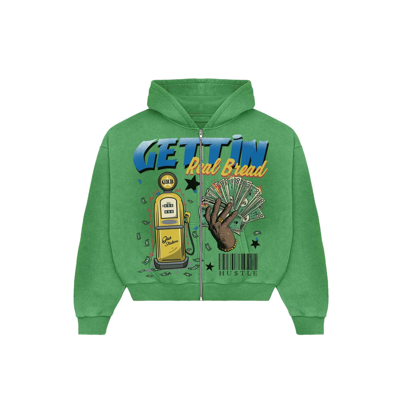 Green GRB Zip-Up