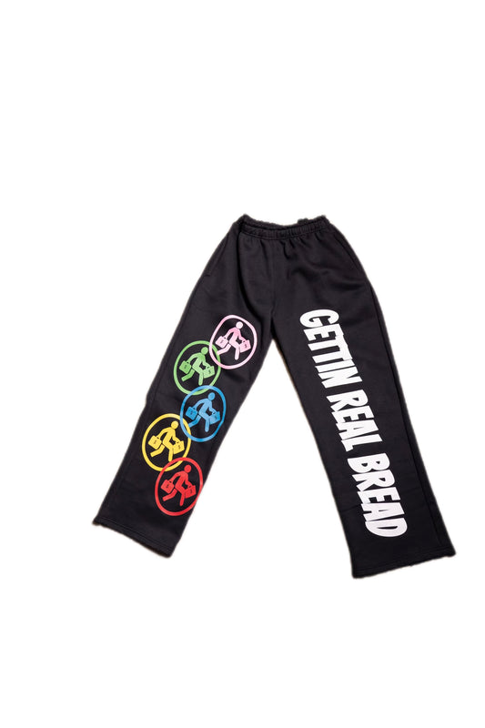 Black Flare GRB Sweatpants