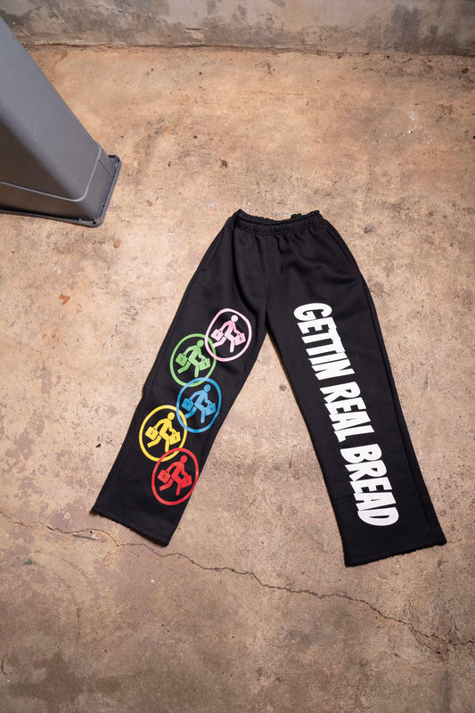 Black Flare GRB Sweatpants